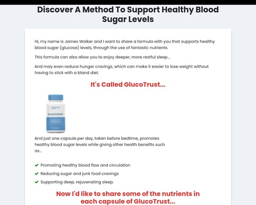 GlucoTrust – King of the Blood Sugar Offers